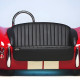 Classic Red Cobra with Black Leather Couch Classic Red Cobra with Black Leather Couch