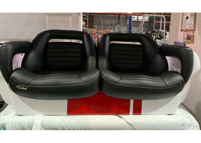 Red Dodge Viper Couch 
