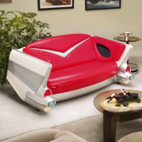 1957 Chevy Bel Air Tailfin Couch/Sofa - Custom Fiberglass, Lighted