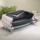 Pink 1957 Chevy with Black Couch Pink 1957 Chevy with Black Couch
