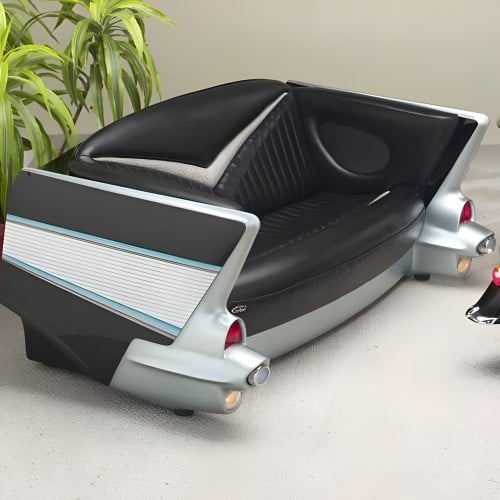 Black 1957 Chevy Couch