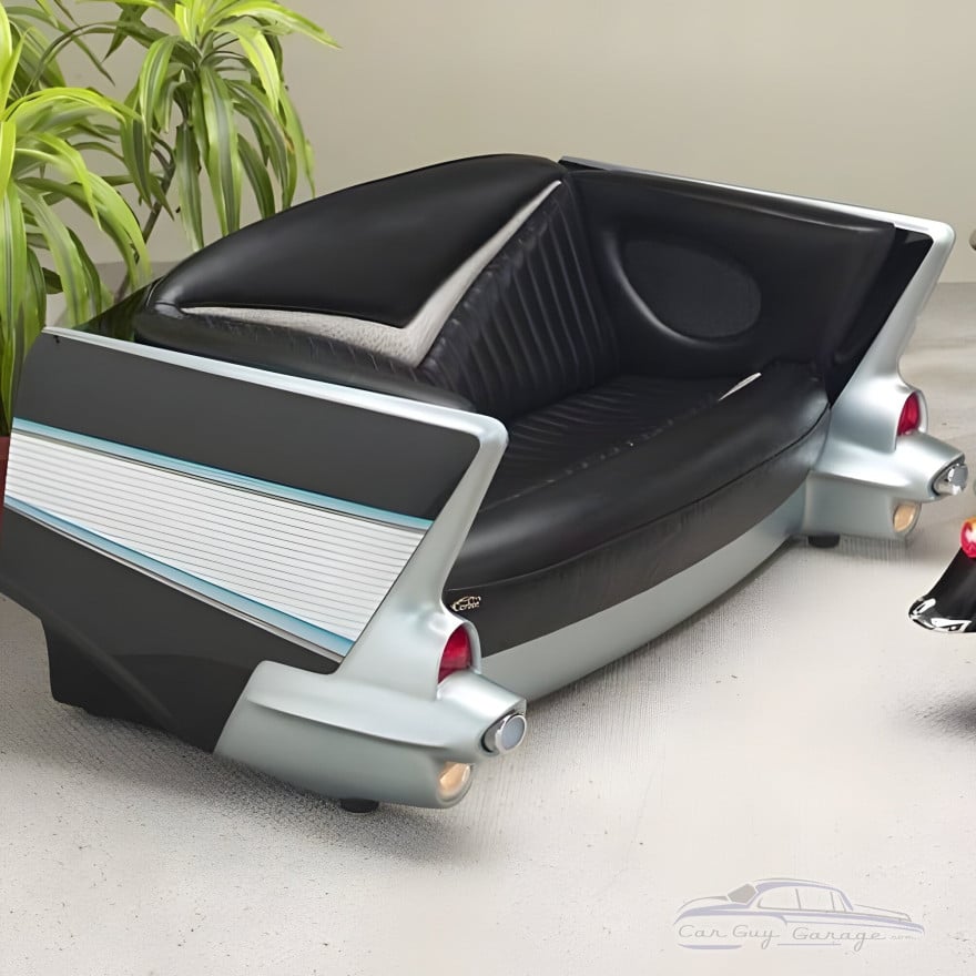 Black 1957 Chevy Couch Black 1957 Chevy Couch