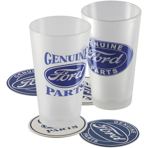 Ford Frosted Pint Glass Set - 2 Pack