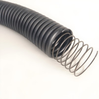 4 Inch x 11 Ft Rubber Garage Exhaust Hose, Wire Reinforced, 600F