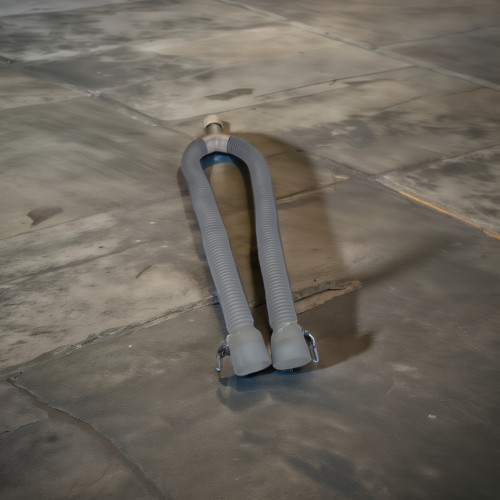 4 inch Twin Diesel Exhaust Hoses with Oversized Adapters 