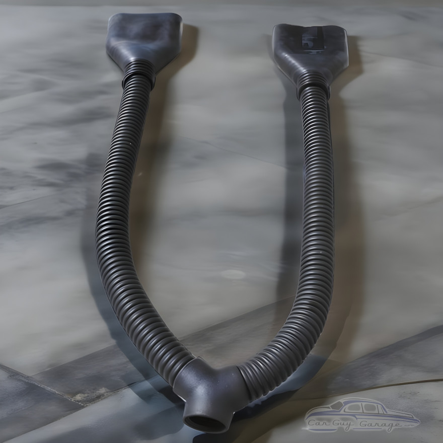 3 inch Exhaust Hose with Adapters for Dual Extra Wide Exhaust 3 inch Exhaust Hose with Adapters for Dual Extra Wide Exhaust