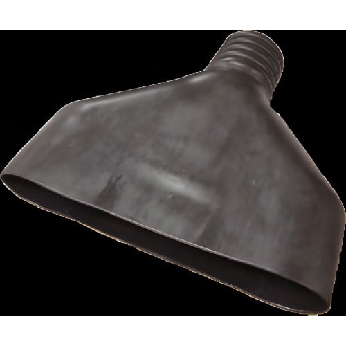 3 by 15.5 inch Oval Adapter for 3 or 4 inch Exhaust Hose