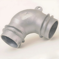 3 Inch Cast Aluminum 90 Degree Exhaust Hose Elbow for Overhead Systems