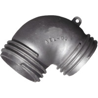 AEL-60 Cast Aluminum 90 Degree Elbow for 6 in Vehicle Exhaust Hose