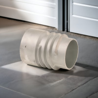 4 in Duct Tee to Hose Drop Adapter