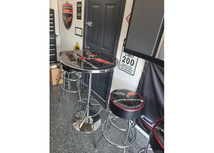 Corvette C6 Table and Two Stools