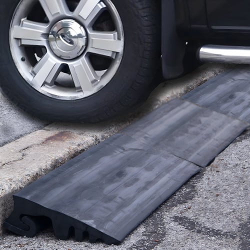 12 foot long 4 inch tall 90 Degree Curb Ramp