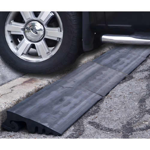 12 foot long 4 inch tall 90 Degree Curb Ramp