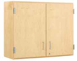 Solid Maple 30"W x 12"D x 30"H Wall Garage Cabinet