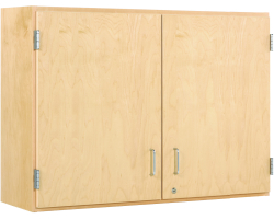 Solid Maple 48"W x 12"D x 30"H Wall Garage Cabinet