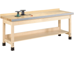 Solid Maple 144"W x 24"D x 32"H Workbench