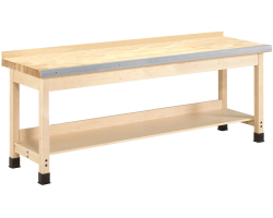Solid Maple 144"W x 24"D x 36"H Workbench
