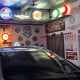 Sinclair Dino Glass Gas Pump Globe Lamp - 16.5" x 18.75" x 8"