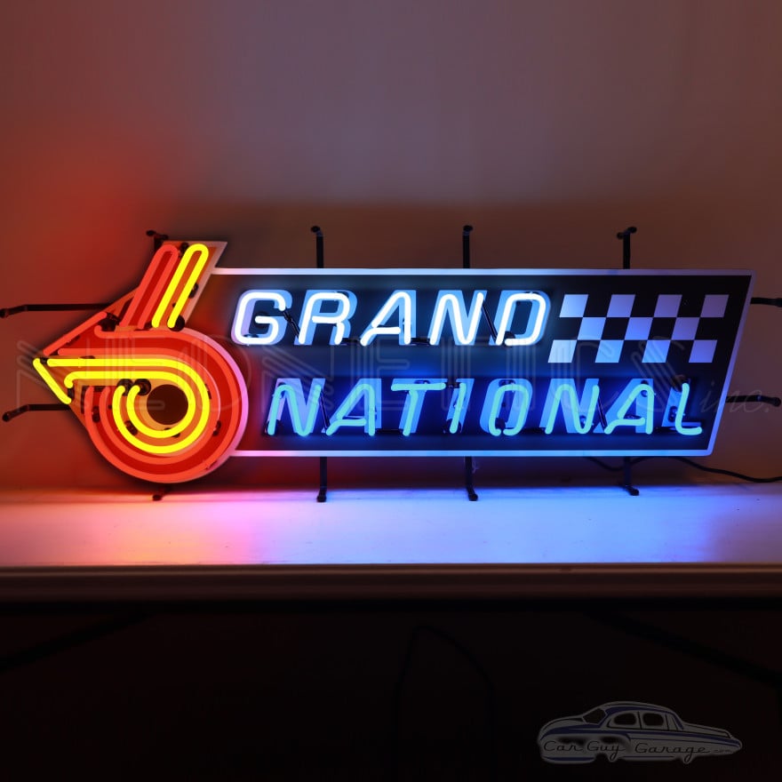 Buick Grand National Neon Sign Buick Grand National Neon Sign