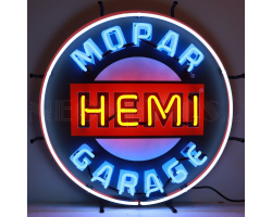 MOPAR Hemi Garage Neon Sign