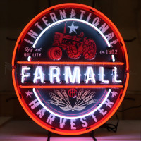 International Harvester Farmall 1902 Neon Sign - 23" x 25"
