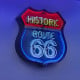 Historic Route 66 Neon Sign Historic Route 66 Neon Sign