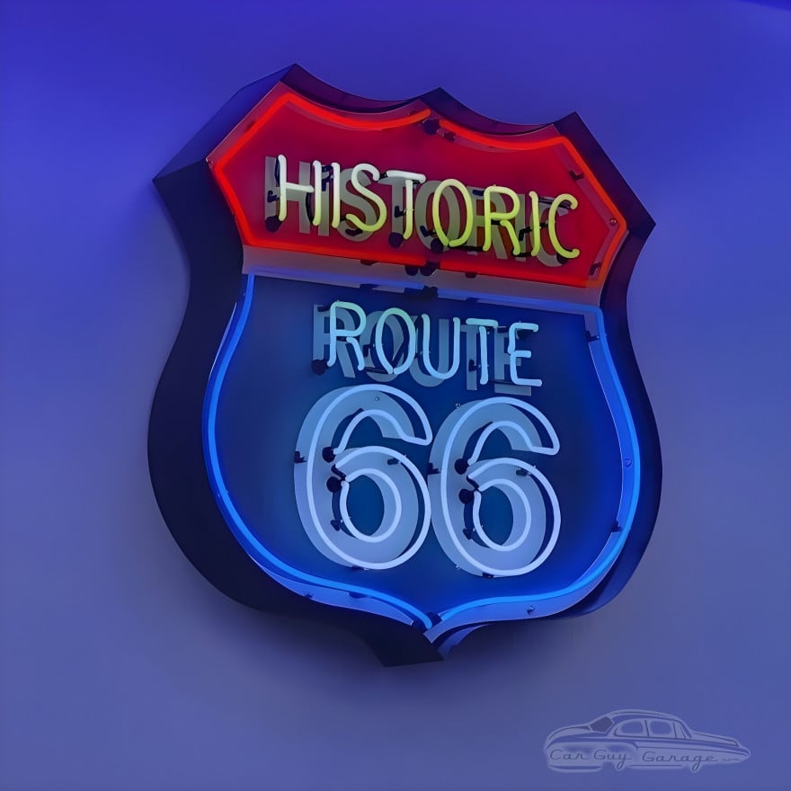 Historic Route 66 Neon Sign Historic Route 66 Neon Sign