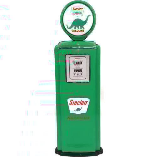 Wall Hanging Sinclair Dino Gas Pump Facade