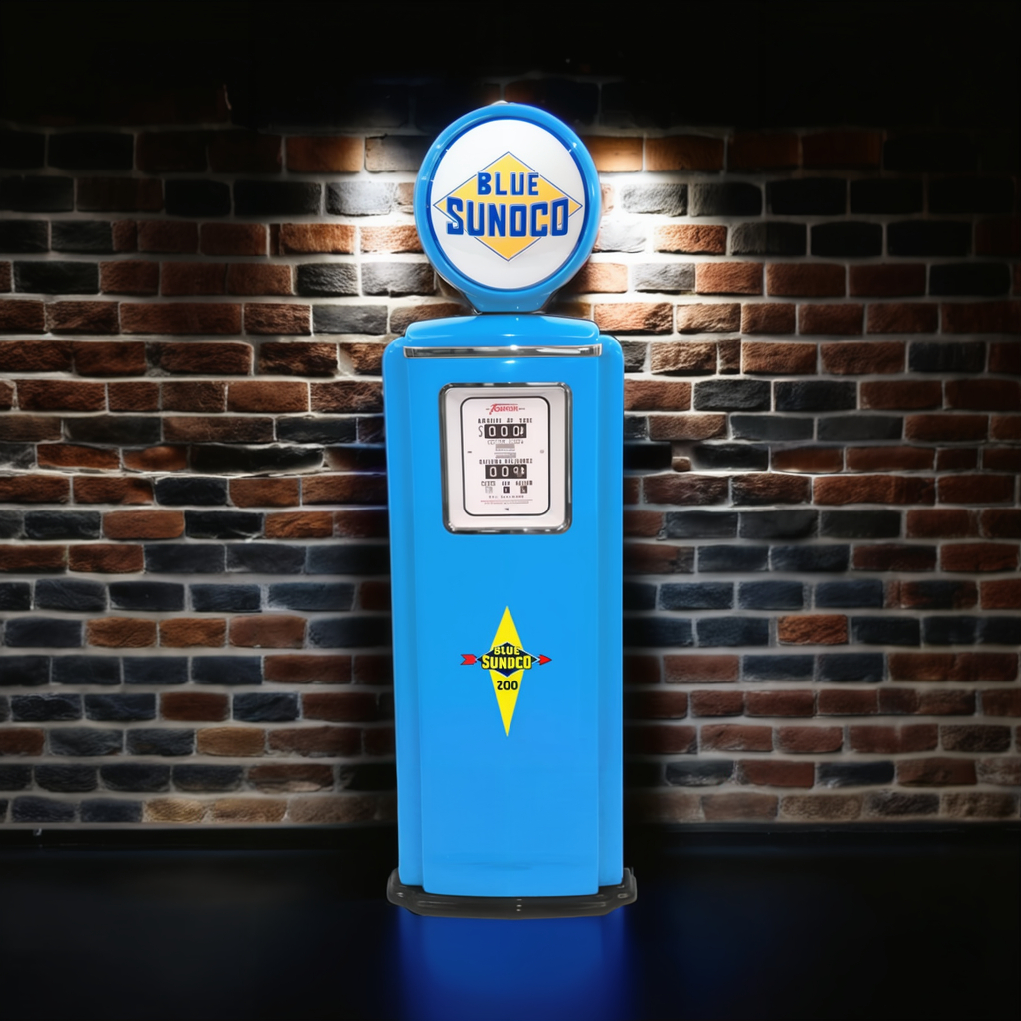 Sunoco Gas Pump Wall Decor - Tokheim 39 Replica