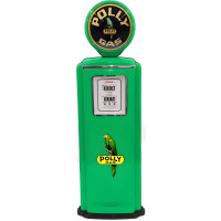 Polly Gas Tokheim 39 Globe Wall Pump - 56" Tall x 22" Wide x 4.5" Deep