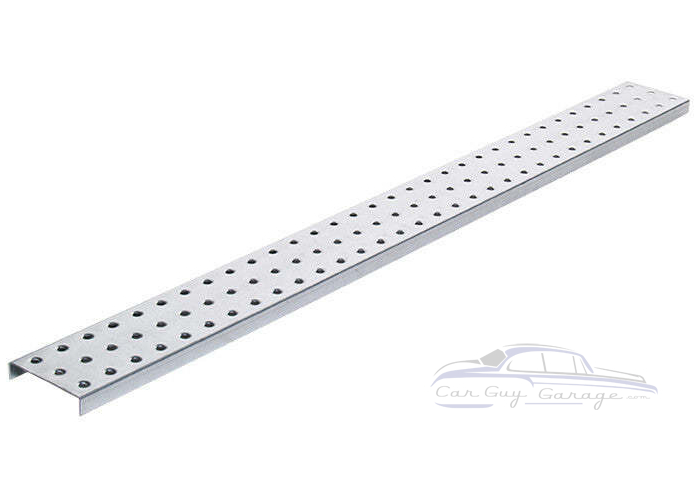 Two 3"x16" Galvanized Pegboard Strips