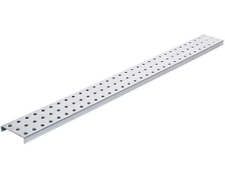 Two 3"x32" Galvanized Pegboard Strips
