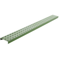 Green Metal Pegboard Strips, 32 in x 3 in, Powder-Coated, 2-Pack