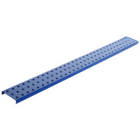 2-Pack Blue Metal Pegboard Strips - 32" x 3"