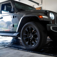 16' x 7'9" Garage Floor Containment Mat with Raised Edge