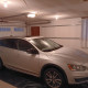 20 ft x 8 ft 6 in Garage Floor Containment Mat with Raised Edges