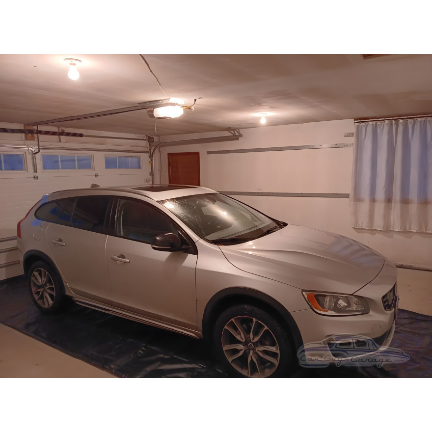 20 ft x 8 ft 6 in Garage Floor Containment Mat with Raised Edges
