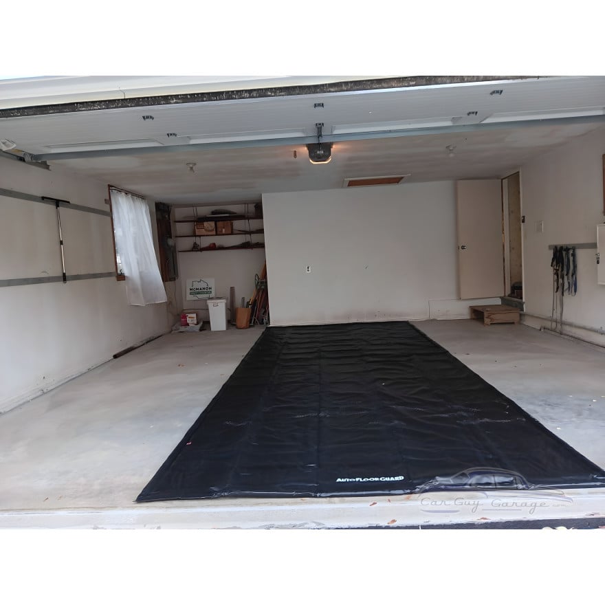 20 ft x 8 ft 6 in Garage Floor Containment Mat with Raised Edges