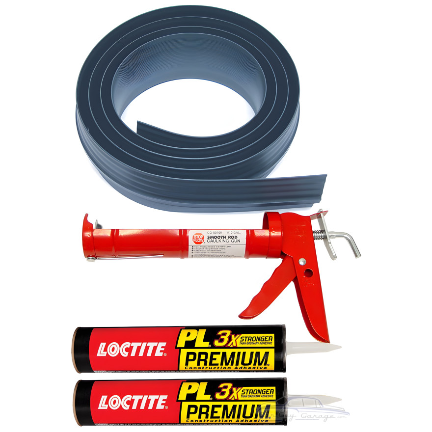 20ft 4in Gray Garage Door Threshold with Adhesive 20ft 4in Gray Garage Door Threshold with Adhesive