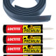 50ft Gray Garage Door Threshold with Adhesive 50ft Gray Garage Door Threshold with Adhesive