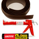 20ft 4in Brown Garage Door Threshold with Adhesive 20ft 4in Brown Garage Door Threshold with Adhesive