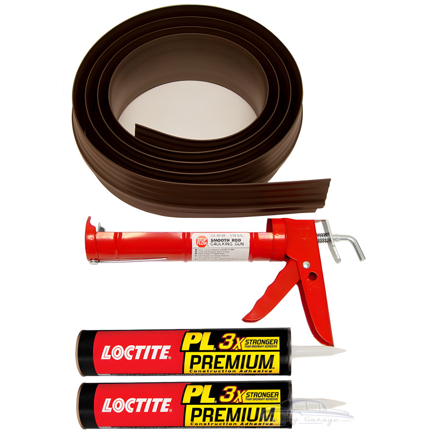 20ft 4in Brown Garage Door Threshold with Adhesive 20ft 4in Brown Garage Door Threshold with Adhesive