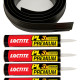 50ft Black Garage Door Threshold with Adhesive