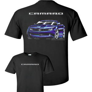 2009 Chevrolet Camaro Concept T-Shirt - Front & Back, GM Licensed