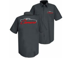 1st Gen Camaro Silhouette Embroidered Mechanic shirt 