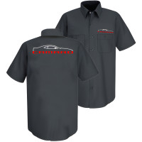 5th Gen Camaro Silhouette Embroidered Mechanic shirt 