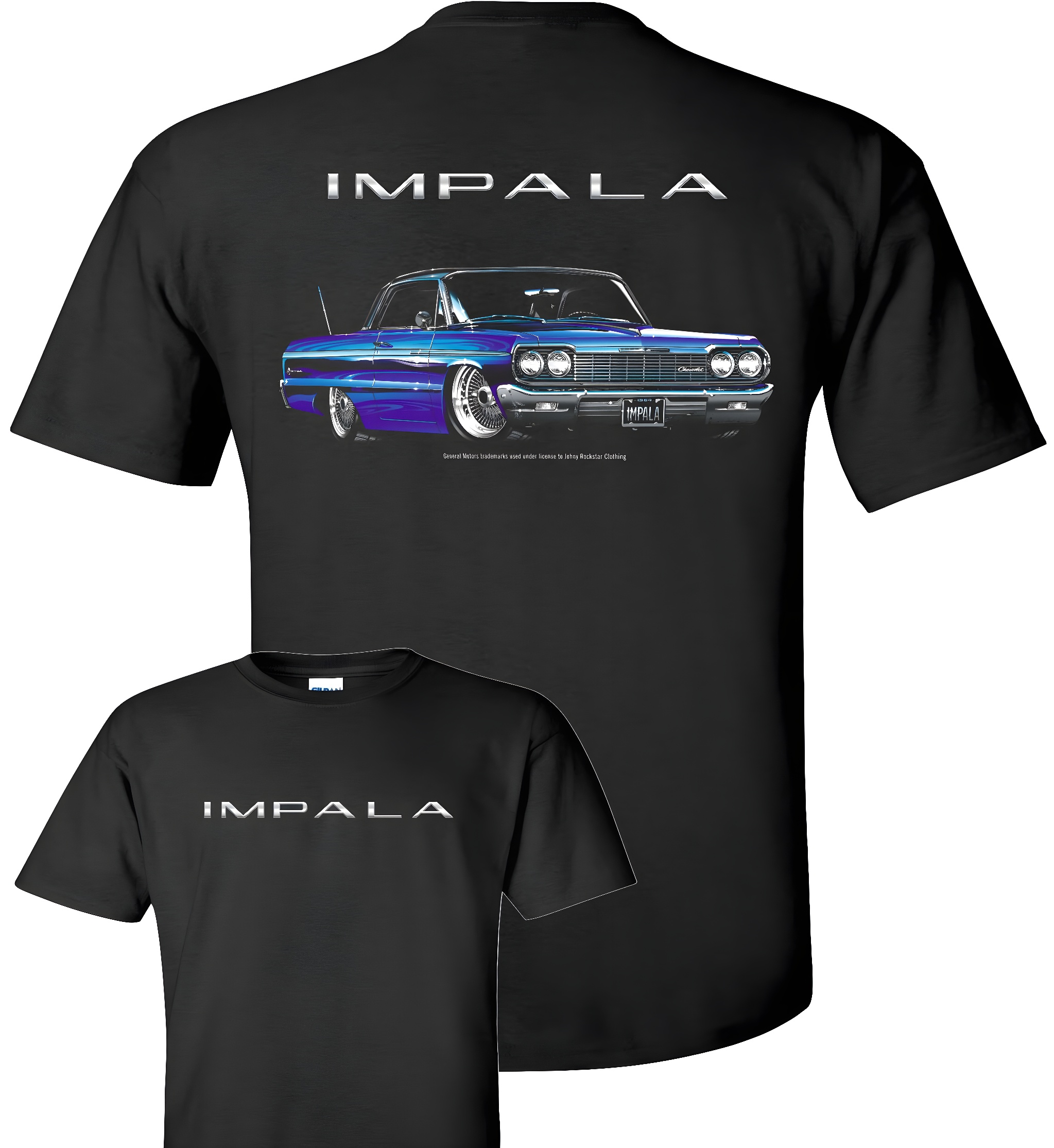 64 Impala T-Shirt - Classic Car Graphic, 100% Cotton 64 Impala T-Shirt - Classic Car Graphic, 100% Cotton