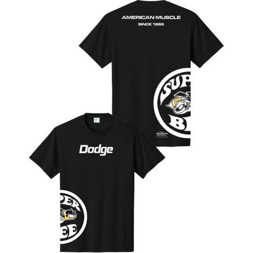 Dodge Super Bee T-Shirt Wraparound Front and Back Print