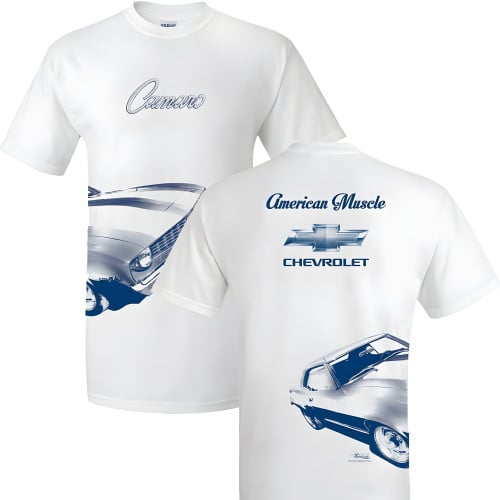 1969 Chevrolet Camaro Wrap T-Shirt - Double Sided American Muscle