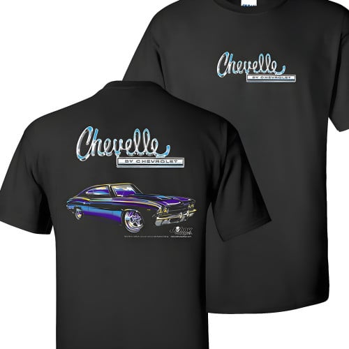 1969 Chevelle by Chevrolet T-Shirt Classic Muscle Car Graphic Tee
